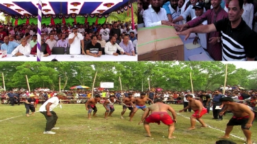 ভাঙ্গায় গ্রাম বাংলার ঐতিহ্যবাহী কাবাডী’র ফাইনাল খেলা অনুষ্ঠিত