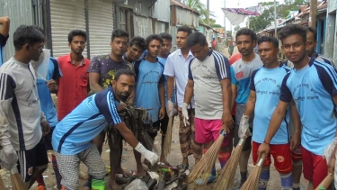 বংশীকুন্ডায় ডেঙ্গু প্রতিরোধক পরিচ্ছন্ন অভিযান