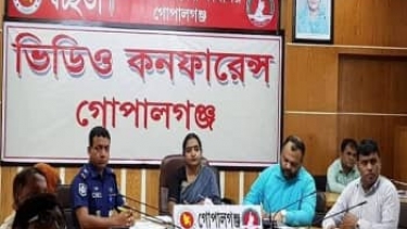 গোপালগঞ্জে ৩৩৩ কল সেন্টারের প্রয়োজনীয়তা শীর্ষক সংবাদ সম্মেলন