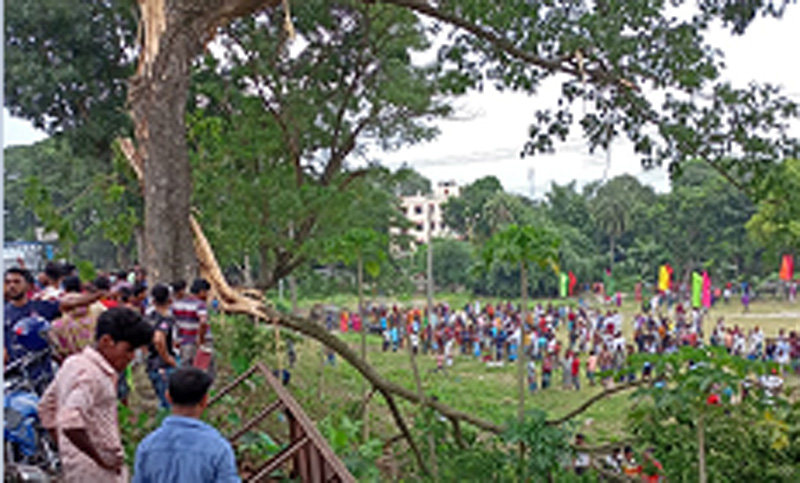 মানিকগঞ্জের জায়গীরে বজ্রপাত