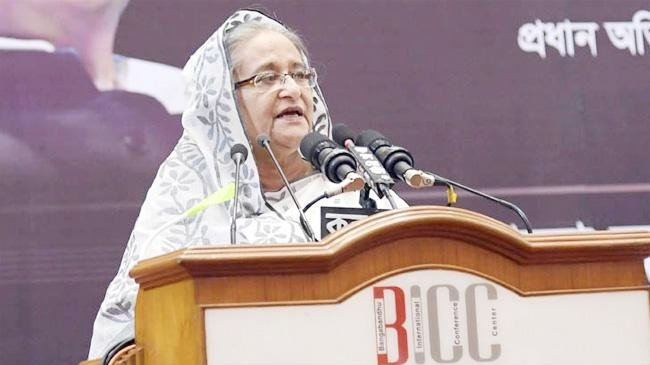 শোক দিবসের আলোচনা সভায় শেখ হাসিনা