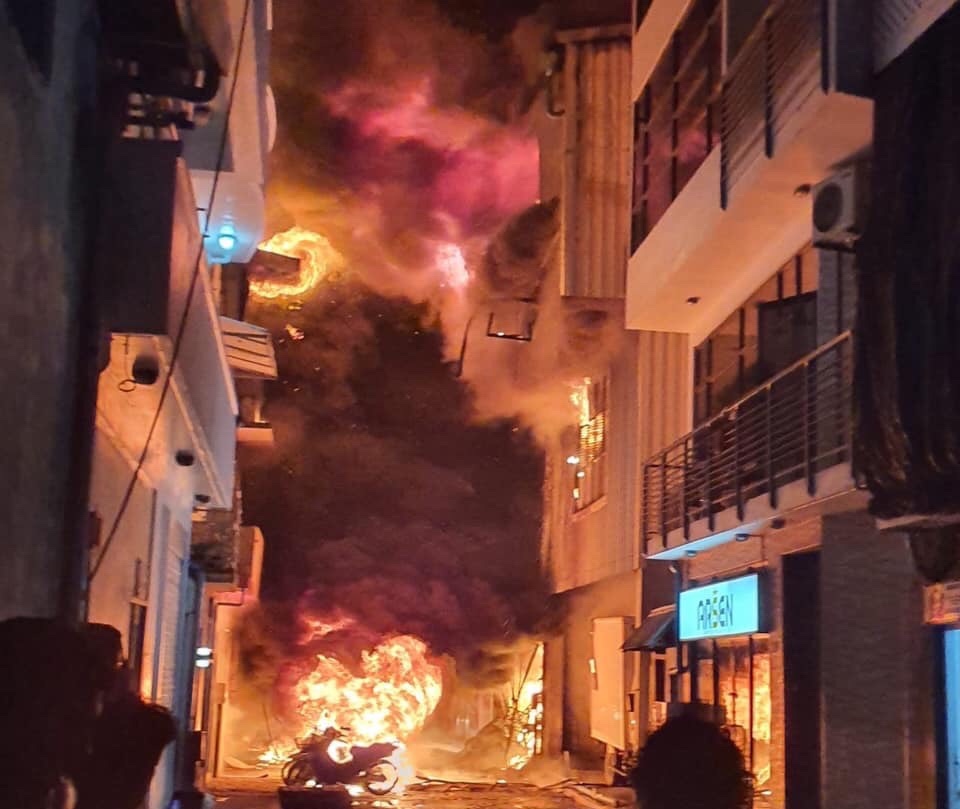 মালদ্বীপের রাজধানী মালেতে ভয়াবহ এক অগ্নিকাণ্ড