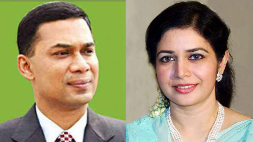 তারেক-জোবায়দা ফাইল ছবি