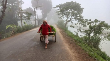 হাওরে তীব্র শীতে জনজীবন বির্পযস্ত