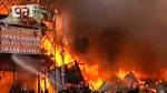 বঙ্গবাজারে ভয়াবহ আগুন, নিয়ন্ত্রনের চেষ্ঠা ফায়ার সার্ভিসের ৪৭ ইউনিট