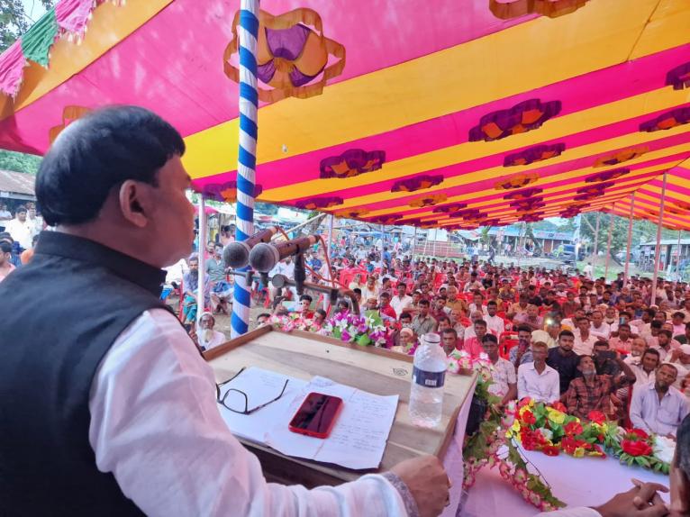 জাতীয় শোক দিবস উপলক্ষে ধর্মপাশায় শোক সভা ও দোয়া মাহফিল