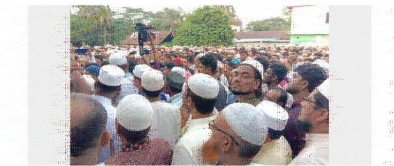 বিএনপি নেতা আলাউদ্দিন গঠনের দাফন সম্পন্ন ফাইল ছবি