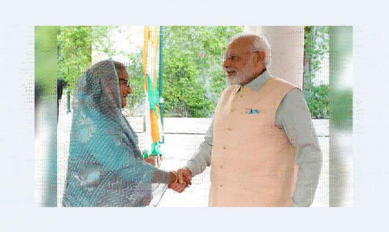 শেখ হাসিনা- মোদি বৈঠক নয়াদিল্লিতে