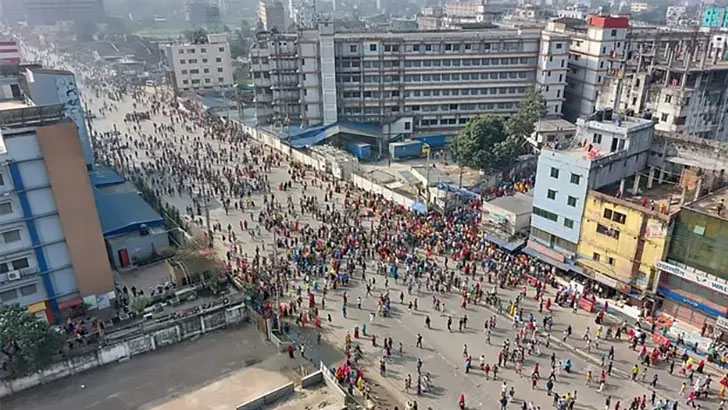 পোশাক শ্রমিক নিহত গাজীপুর সিটি করপোরেশনের গাড়িচাপায়