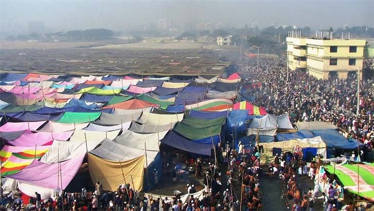 চলছে বয়ান আখেরি মোনাজাতের আগে