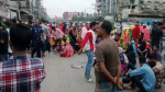 বকেয়া বেতনের দাবিতে গাজীপুরে পোশাক শ্রমিকদের সড়ক অবরোধ