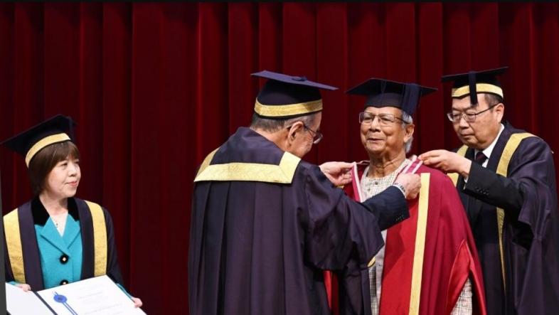 জাপানের সোকা বিশ্ববিদ্যালয় থেকে সম্মানসূচক ডক্টরেট