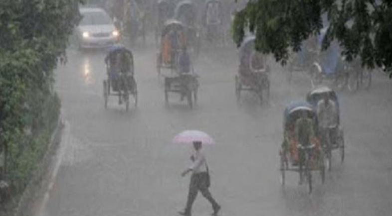 সকাল থেকে ঢাকায় বৃষ্টি ও বাতাস