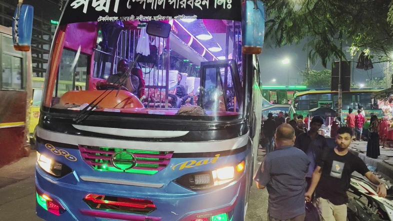 হবিগঞ্জ-মৌলভীবাজার-সিলেট বাস চলাচল বন্ধ