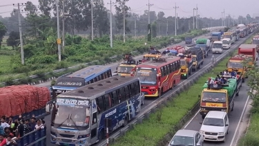 ঢাকা-টাঙ্গাইল-যমুনা সেতু মহাসড়কে ২৩ কিমি যানজট