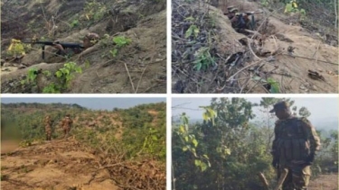 রাঙ্গামাটিতে সেনাবাহিনীর অভিযানে ইউপিডিএফের গোপন আস্তানা ধ্বংস