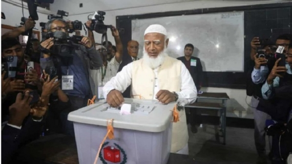 ভোট দিলেন জামায়াত আমির