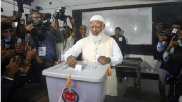 ভোট দিলেন জামায়াত আমির
