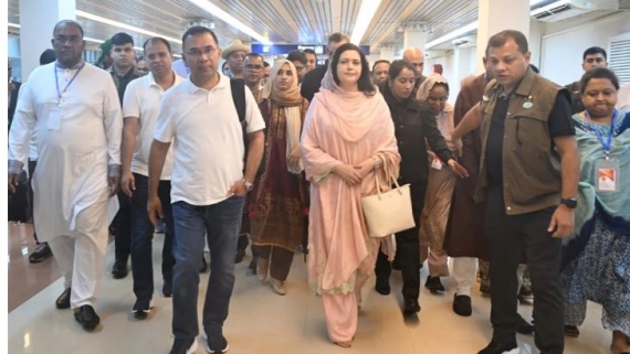 বৃষ্টিভেজা সিলেটে প্রধানমন্ত্রী তারেক রহমান