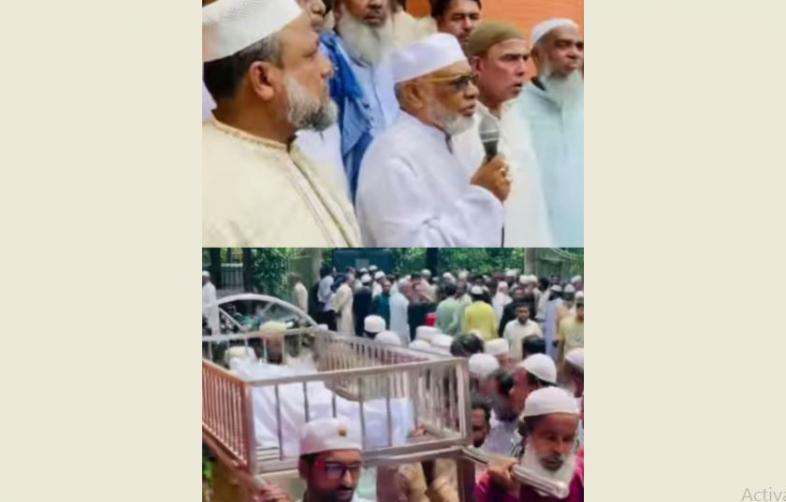 বেগমগঞ্জে এম পি বুলুর বড় ভাইয়ের জানাজা অনুষ্ঠিত