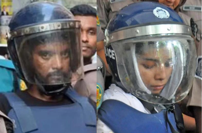 আসামি সোহেল রানা এবং তার স্ত্রী স্বপ্না আক্তার